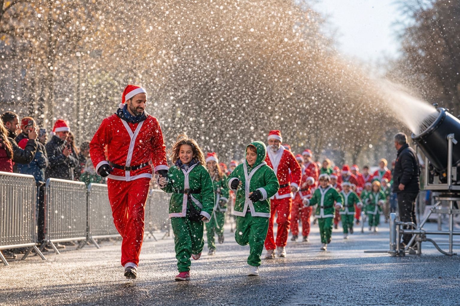 Carrera de Papá Noel: Evento multitudinario · Madrid
